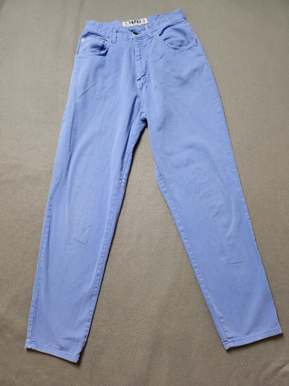 Vintage Topaz Originals High Rise Tapered Mom Jeans Periwinkle Blue Size 9